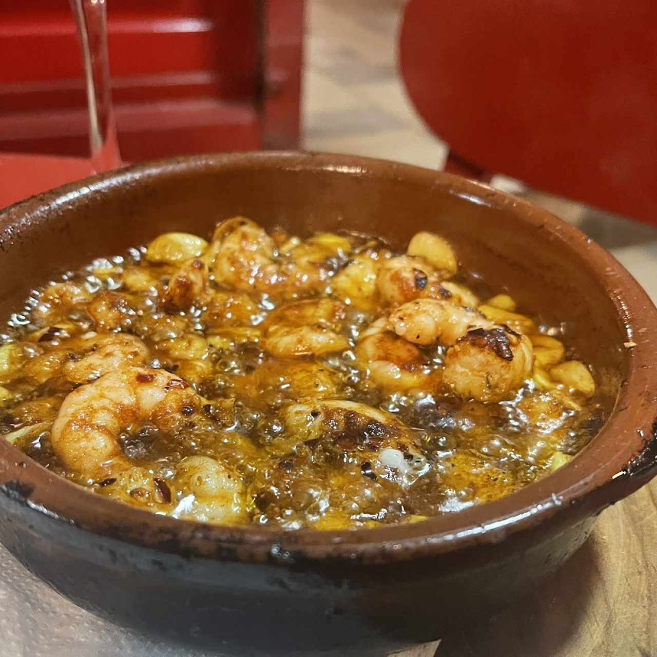 Mariscos - Gambas al pipil