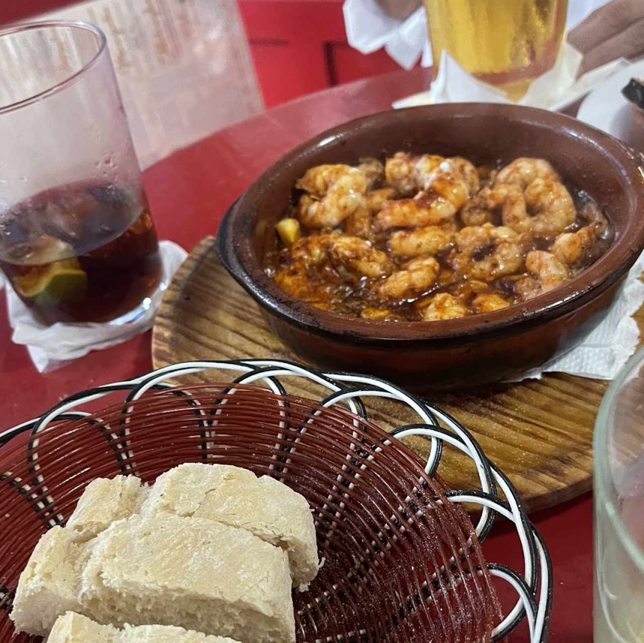 Mariscos - Gambas al pipil