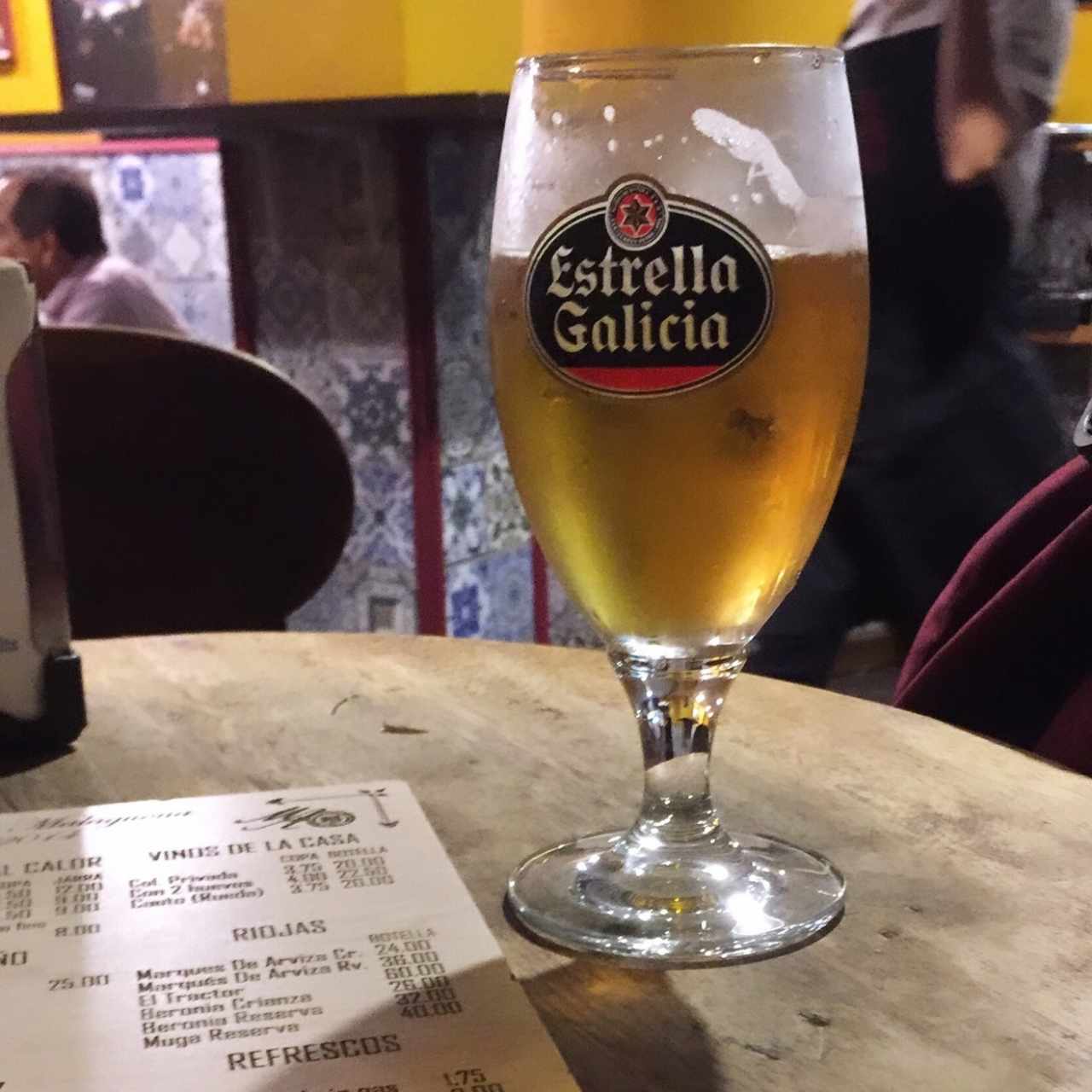 Cerveza española Estrella Galicia