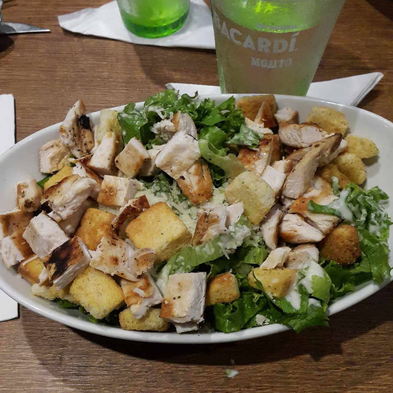 Ensalada Ceasar con pollo