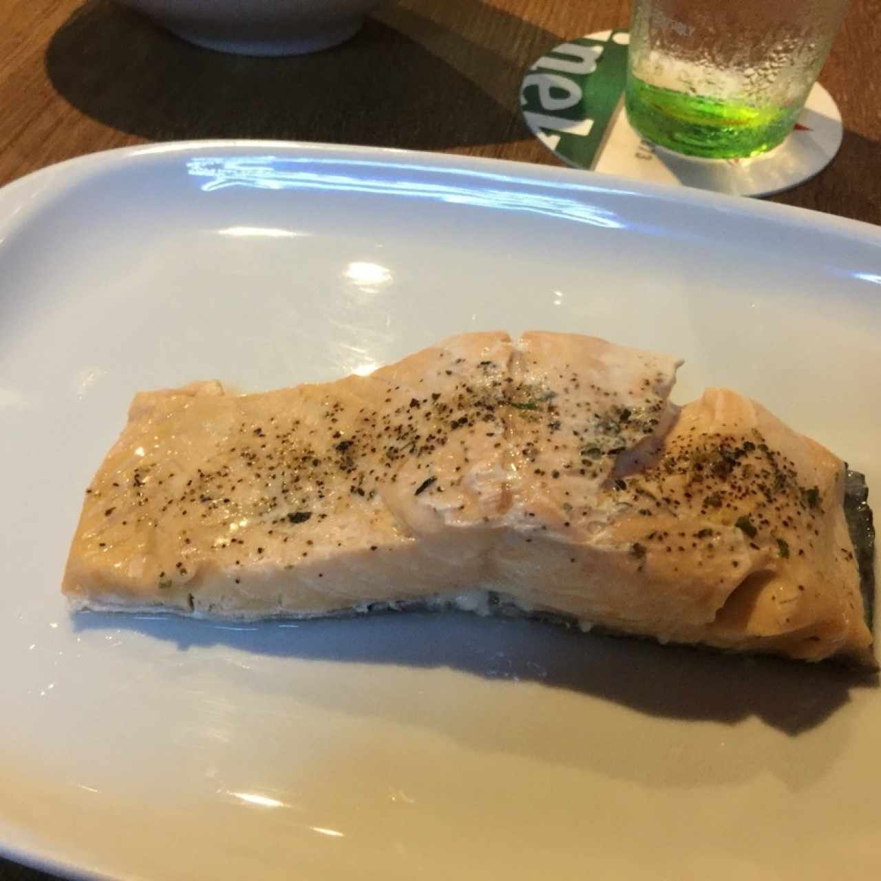 salmón sudado