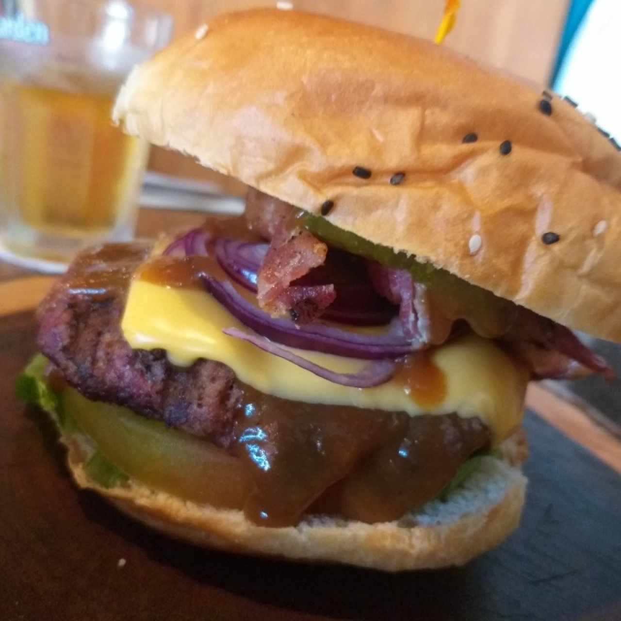 hamburguesa Santé