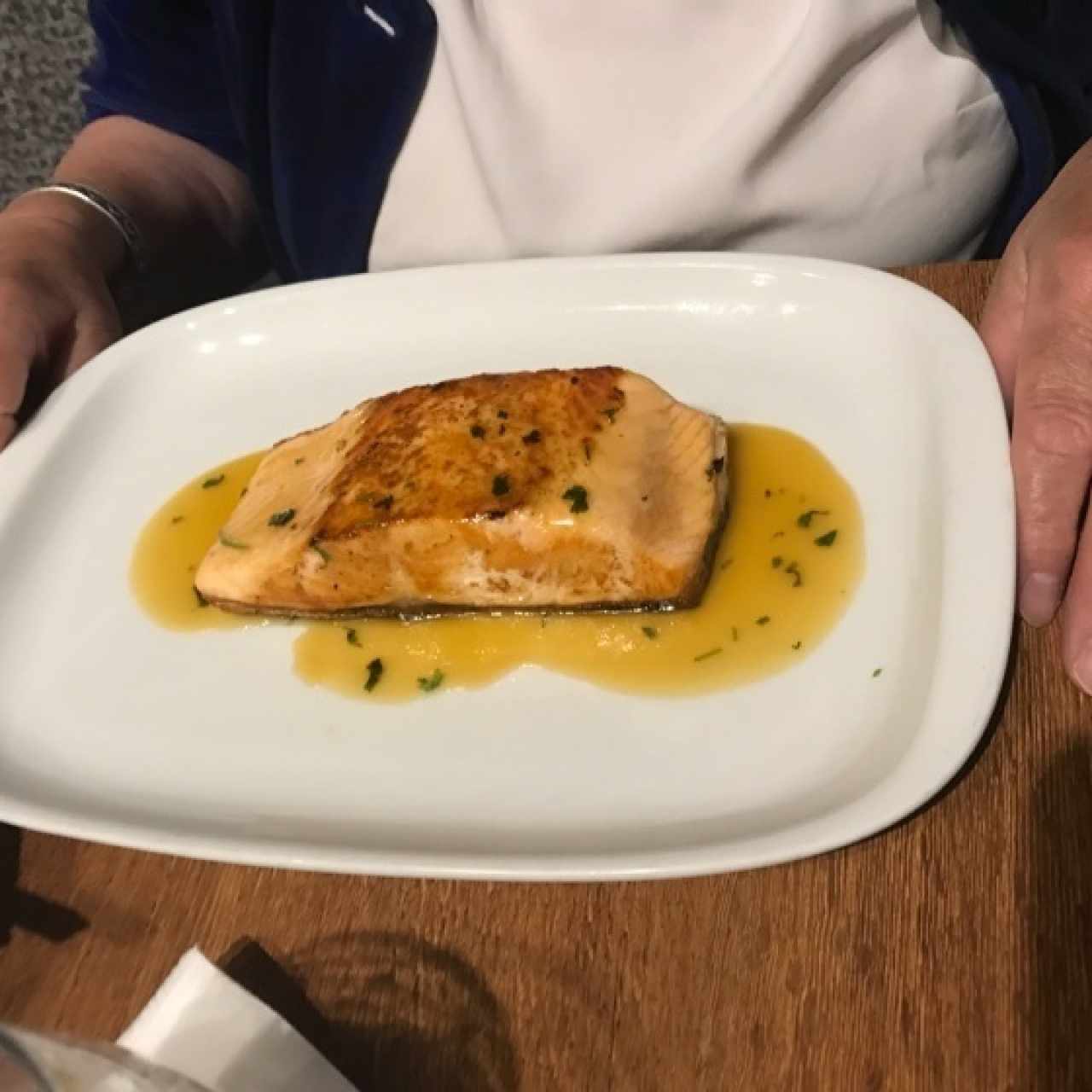 salmón a la naranja