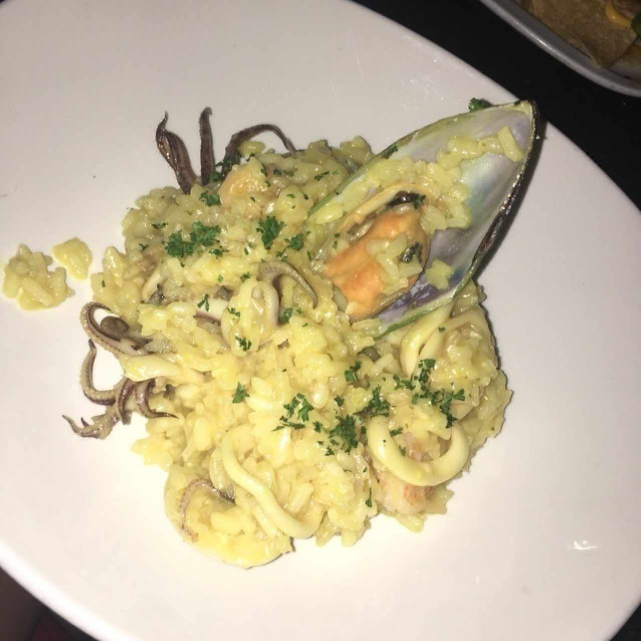 risotto de mariscos