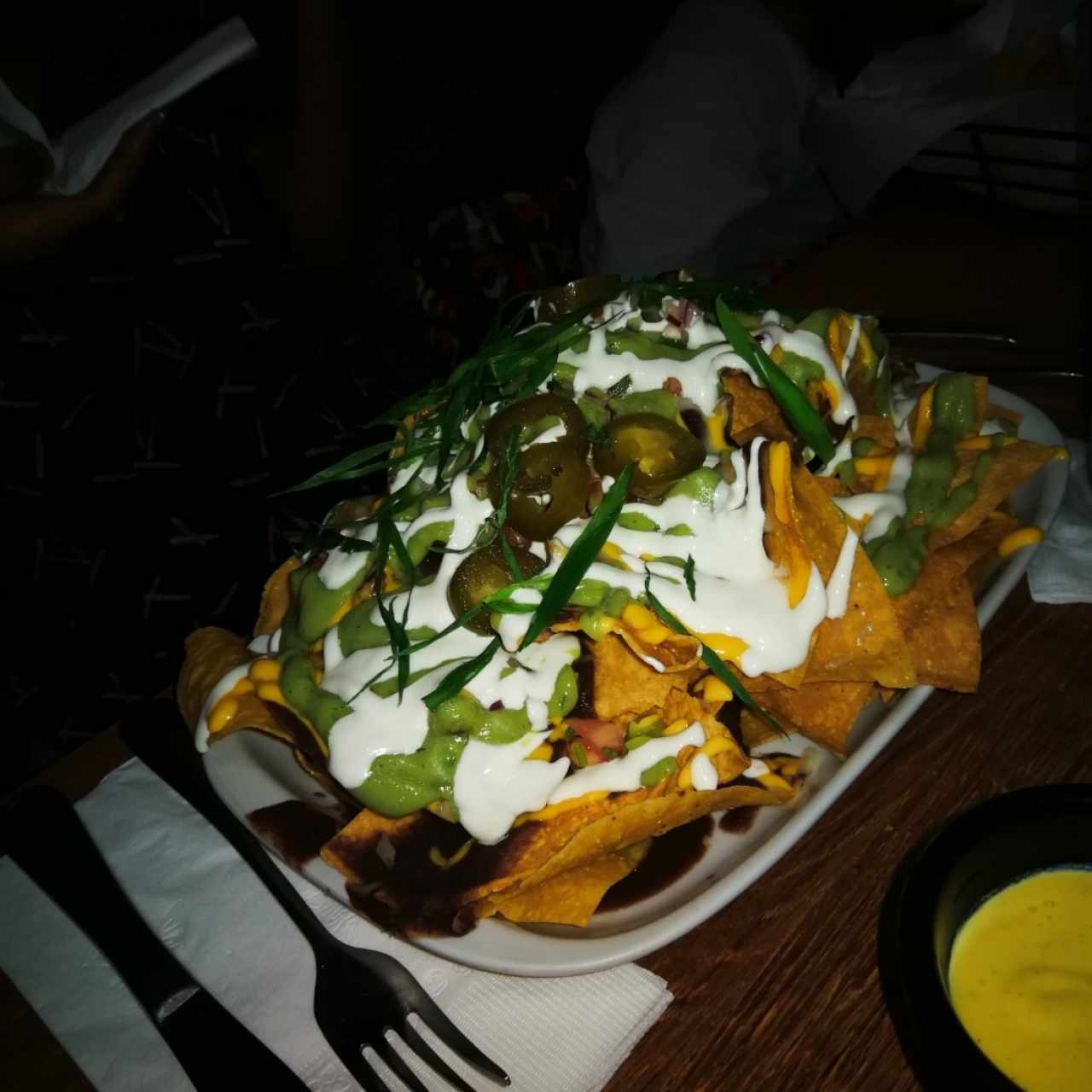 nachos con carne