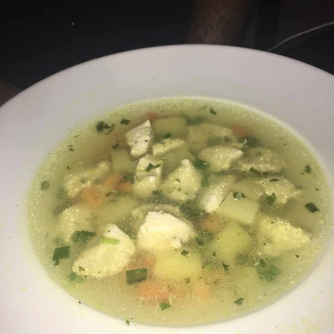 Sopa de pollo