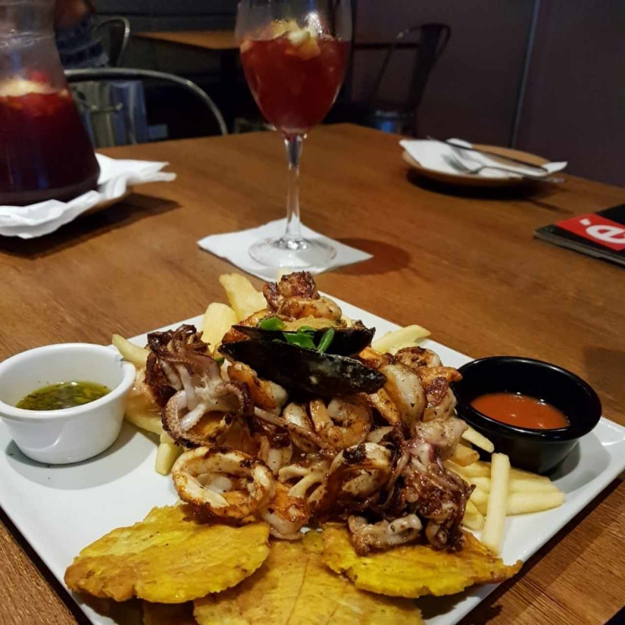 parrillada de Mariscos para 2 Personas