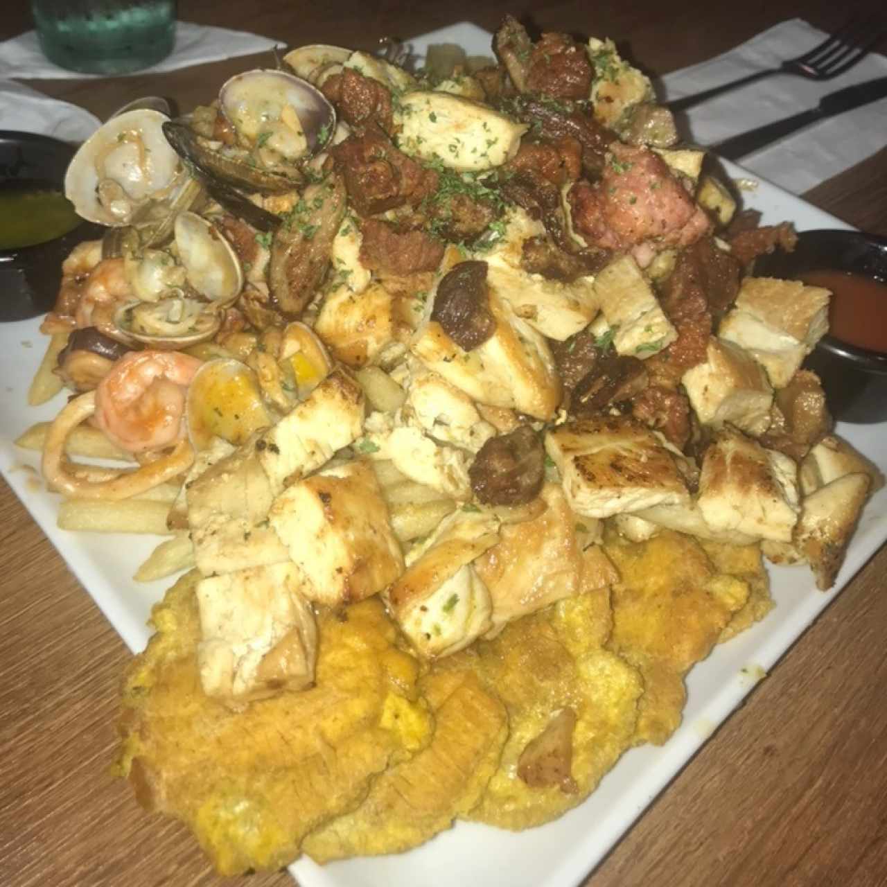 Picada mar y tierra 