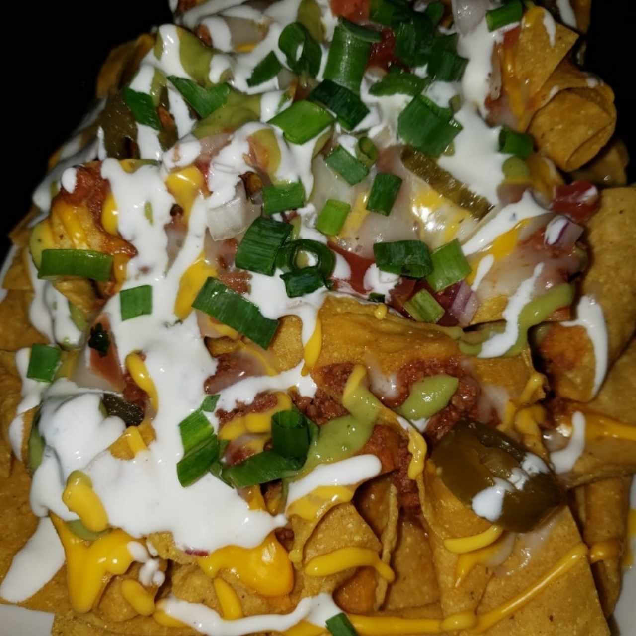 nachos de carne 