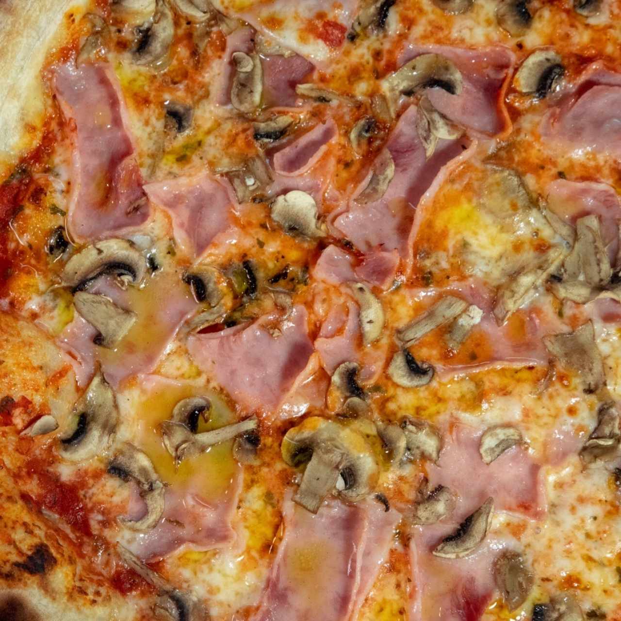 Pizza Jamón y Fungi 😍