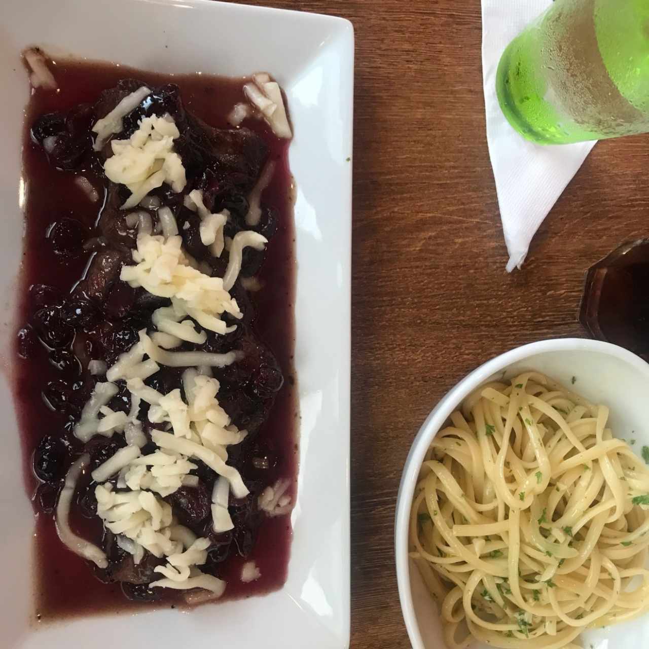 filete en salsa de cranberry 