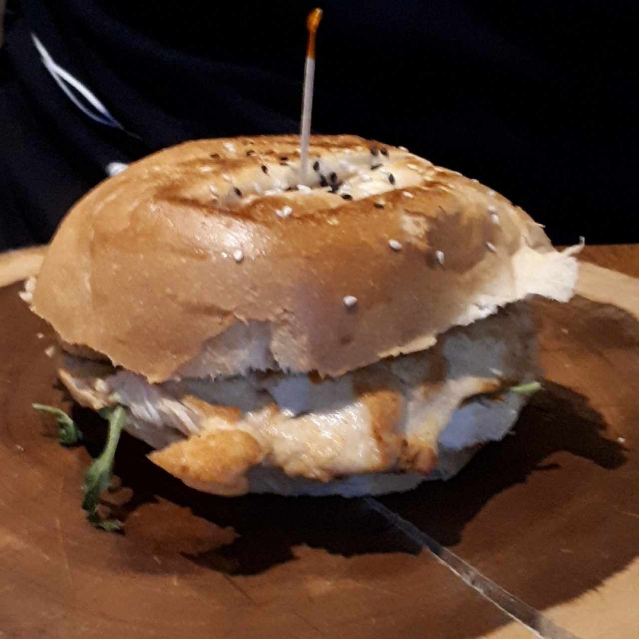 Hamburguesa cabrita de pollo