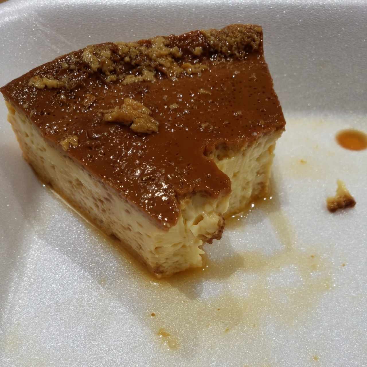 Flan de la casa