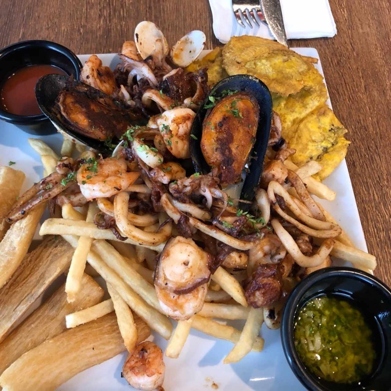 Parrillada de Mariscos para dos