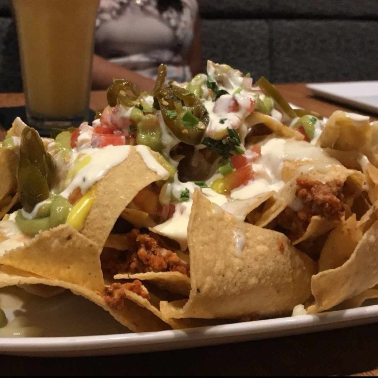 nachos de carne 