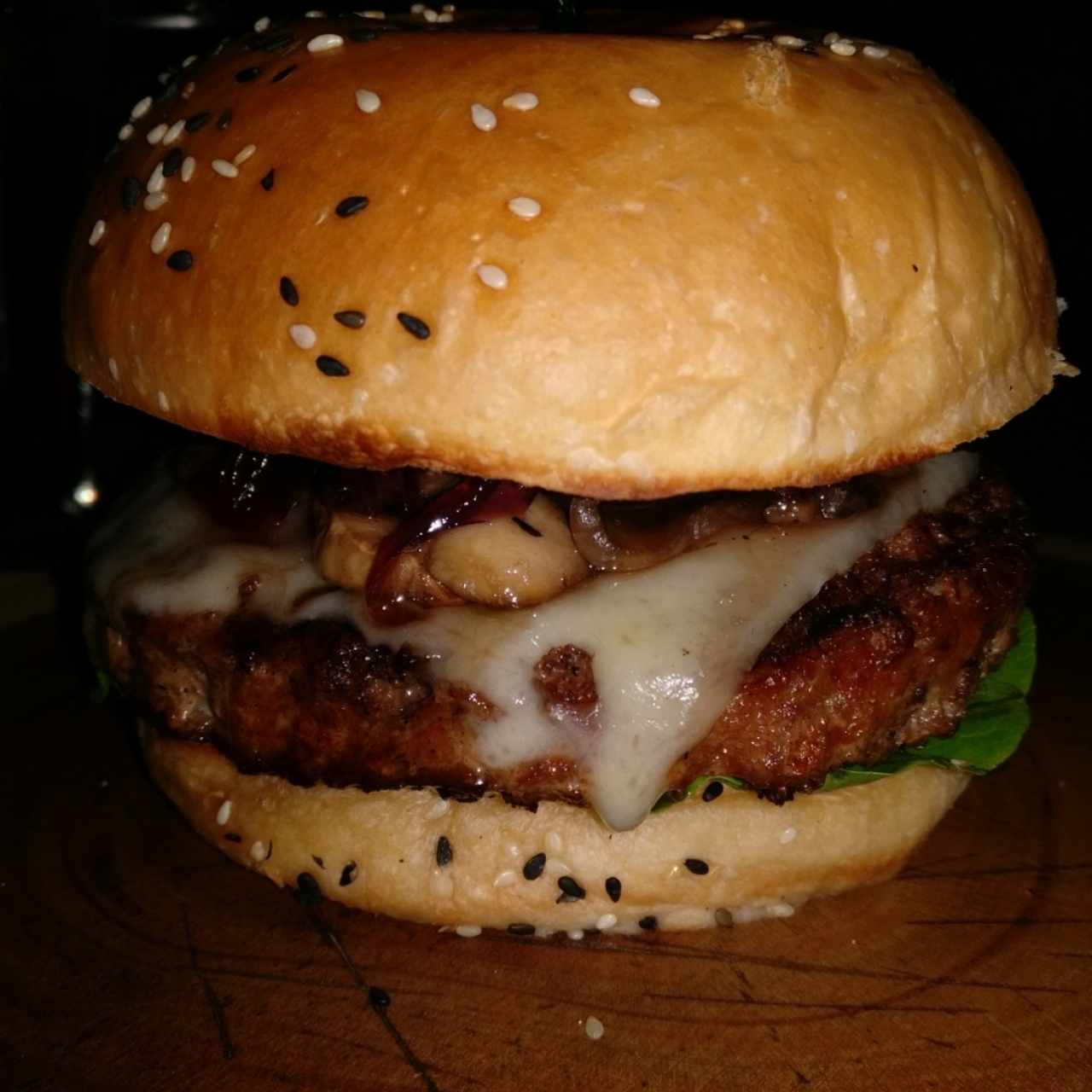 Hamburguesa de hongos