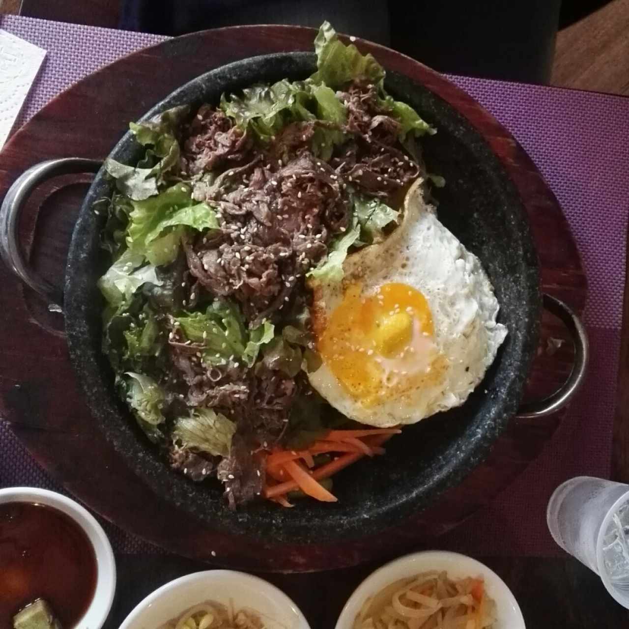 Bibimbap con carne especial