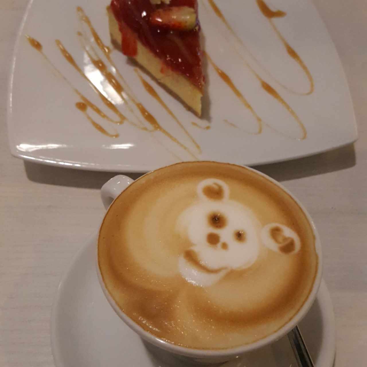 café y postre