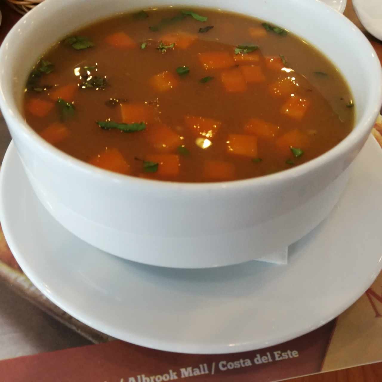 Sopa de mariscos