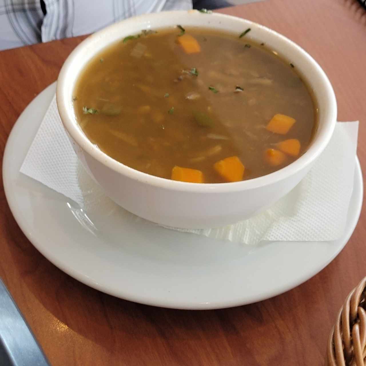 sopa lenteja