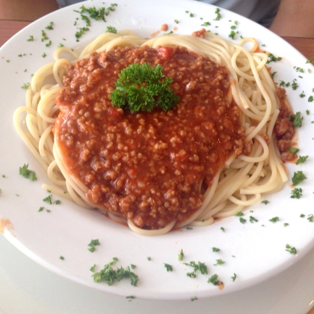 Spaguetti a la bolognesa