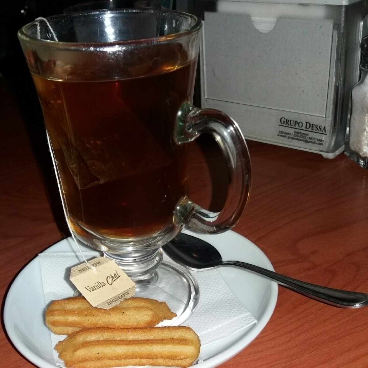 Té Chai y mini churros