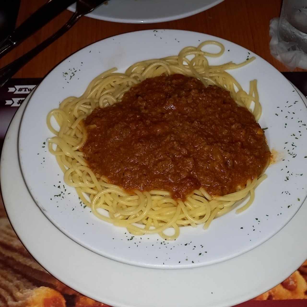 Spaguettis a la Boloñesa