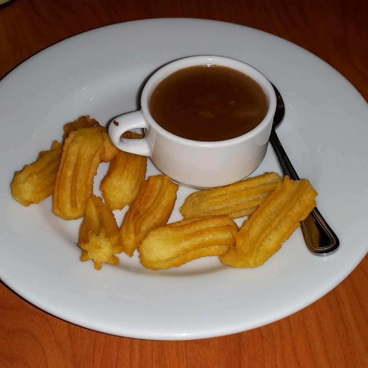 Mini Churros con Chocolate