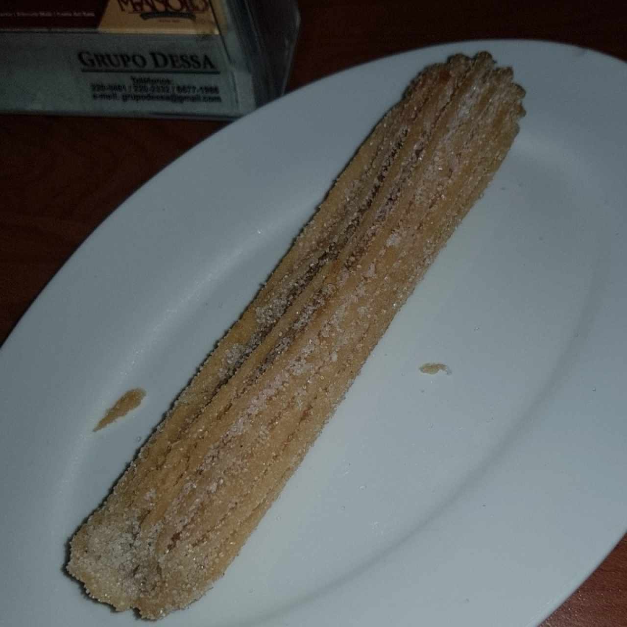 Churro Relleno de Manjar