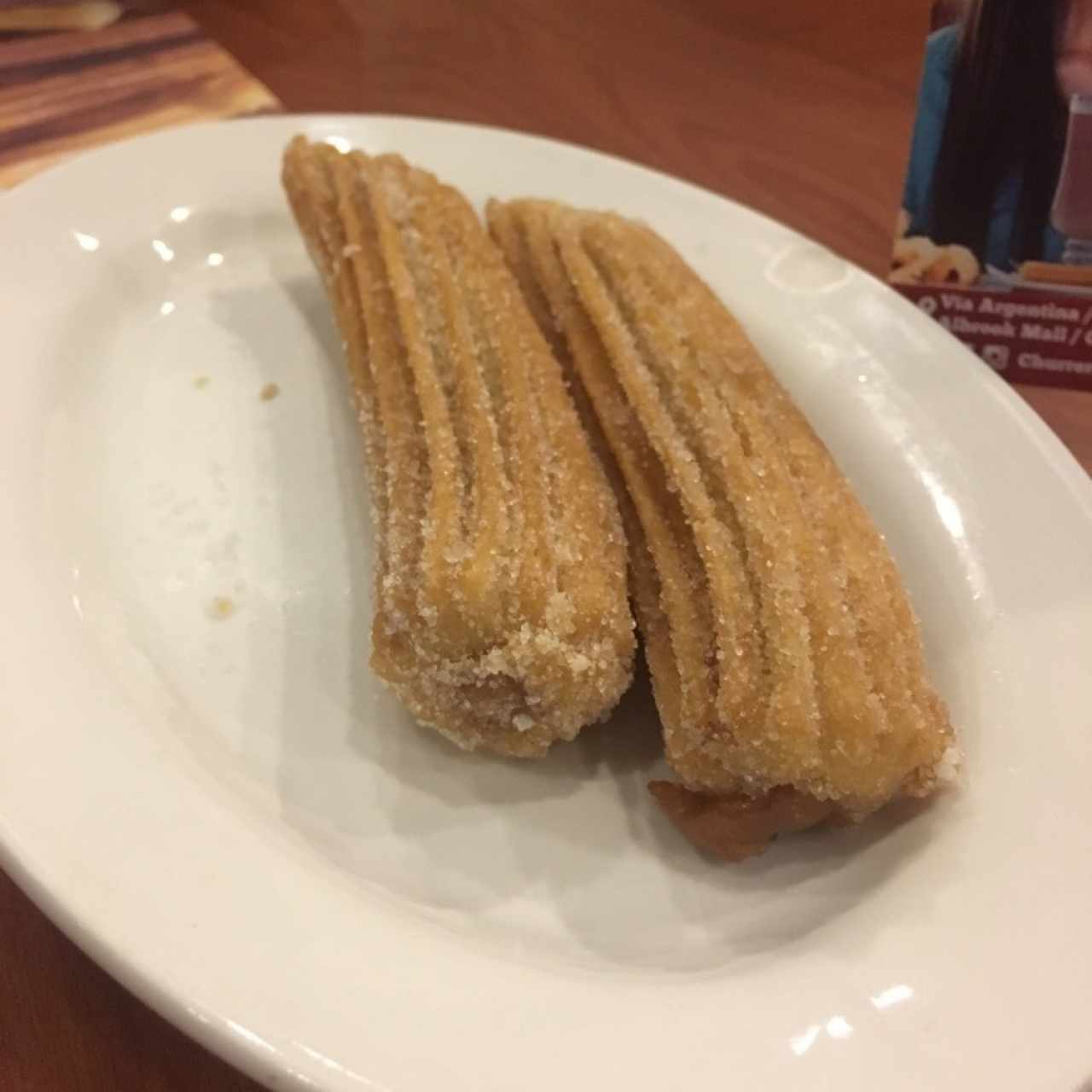 Churros rellenos con manjar 