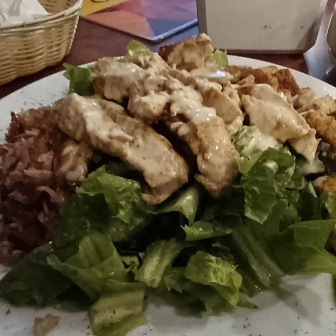 Ensalada Cesár con pollo