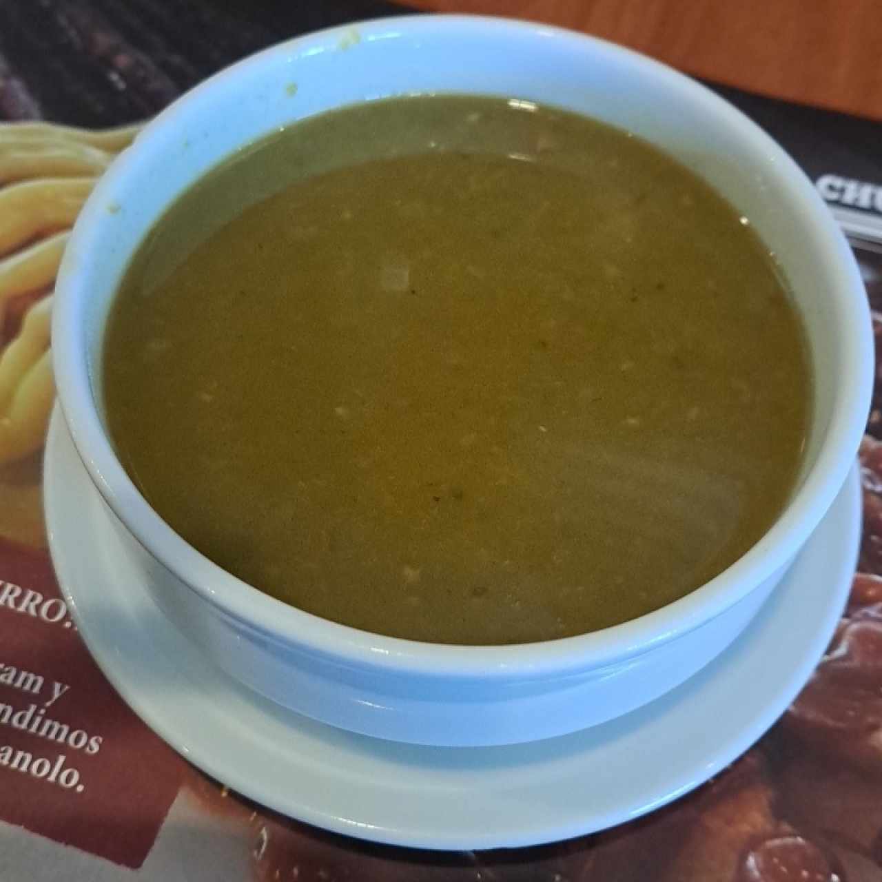 Sopa de Alberga con Platano verde 