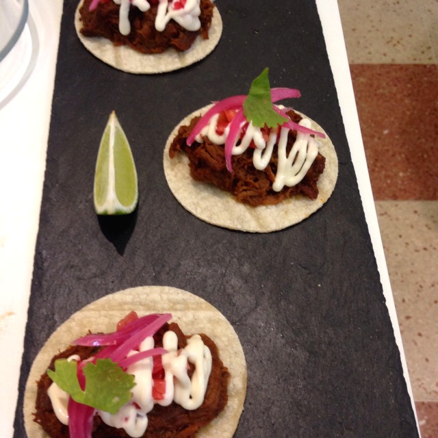 Tacos de carne molida