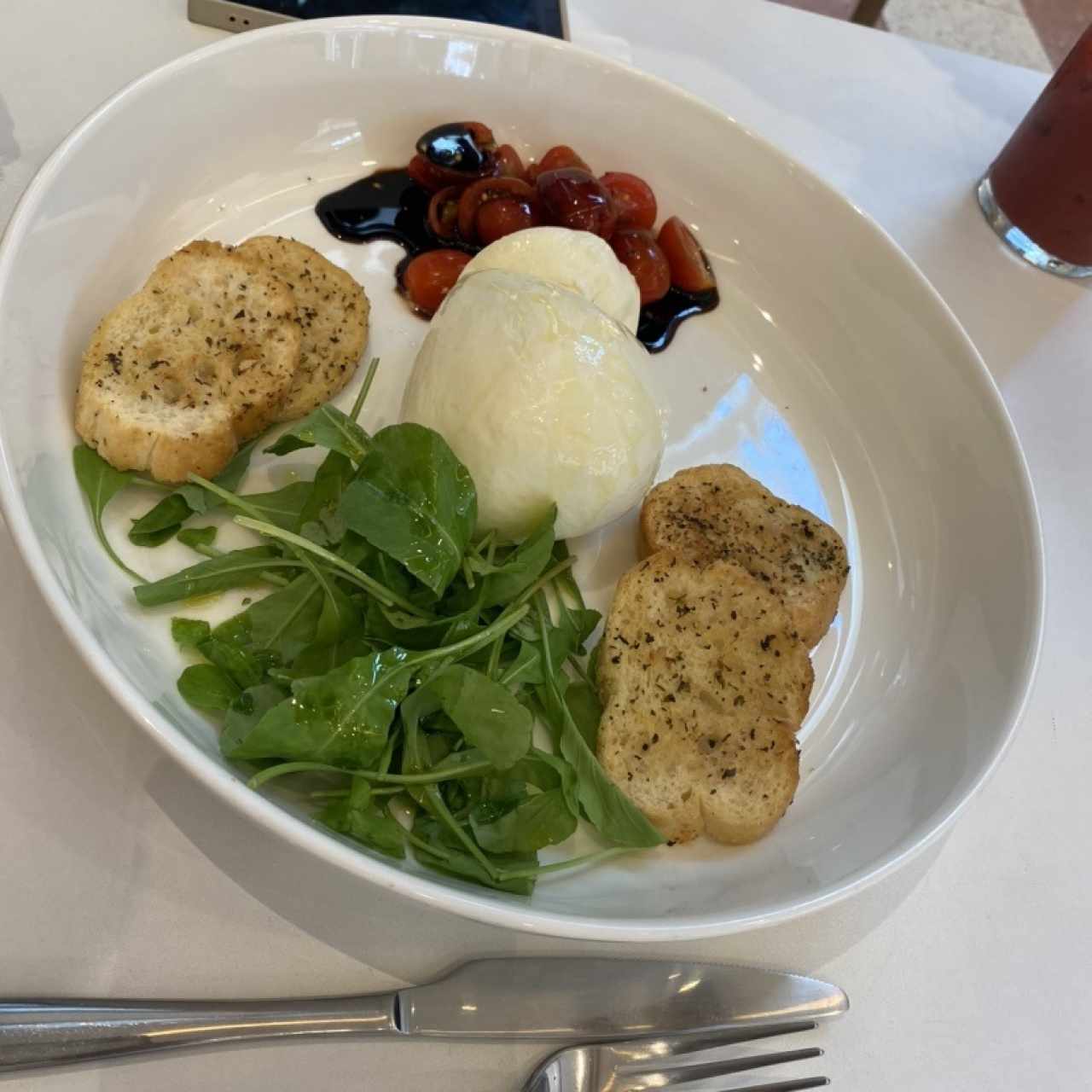 Plato Recomendados - Burrata