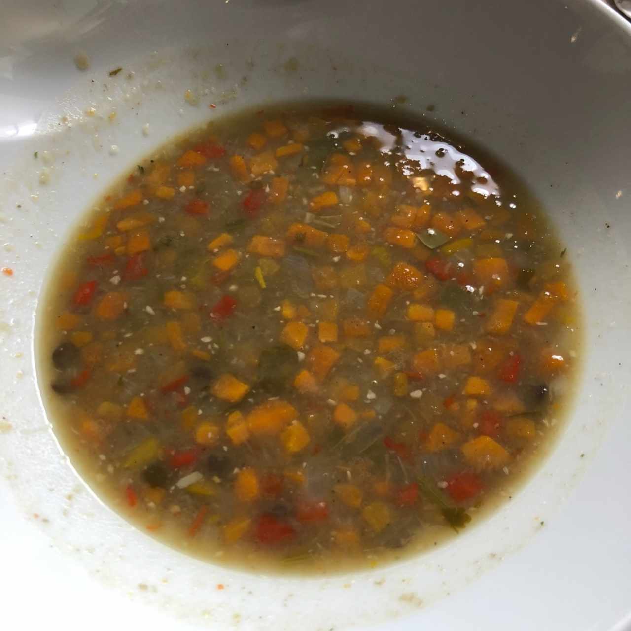 sopa de lenteja