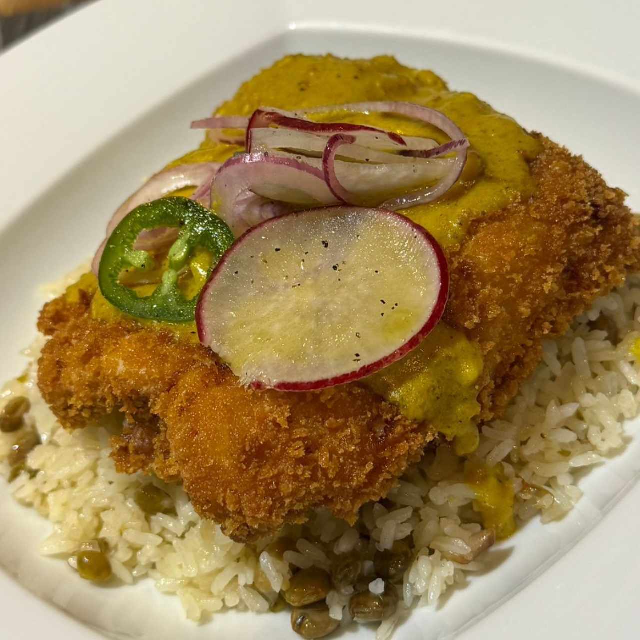 Corvina Coco y Curry