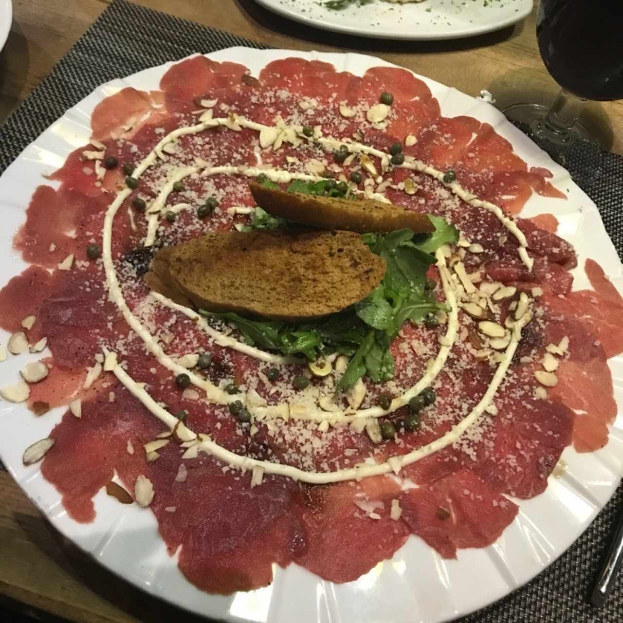 Carpaccio de res