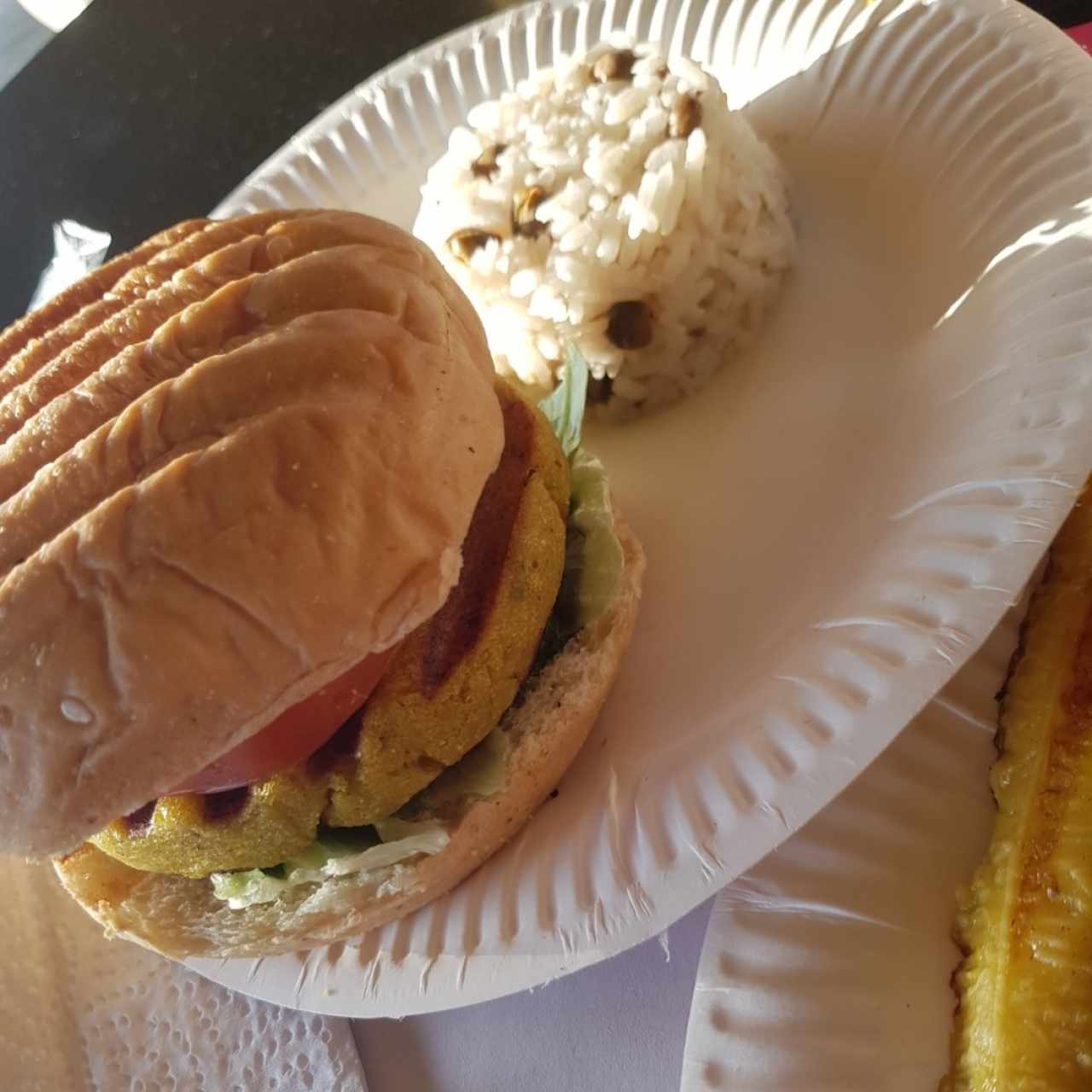 plantain burger