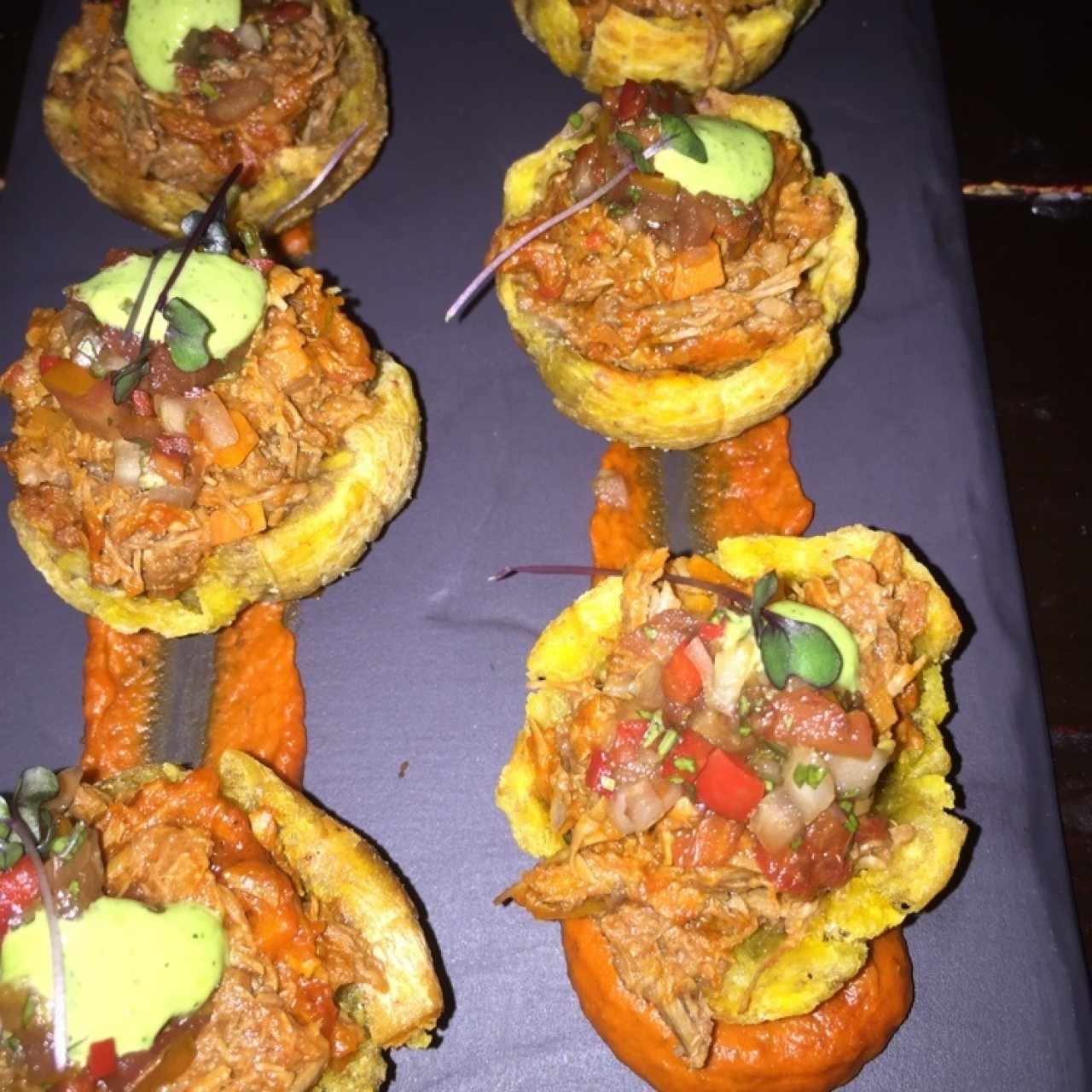 tostones con ropa vieja