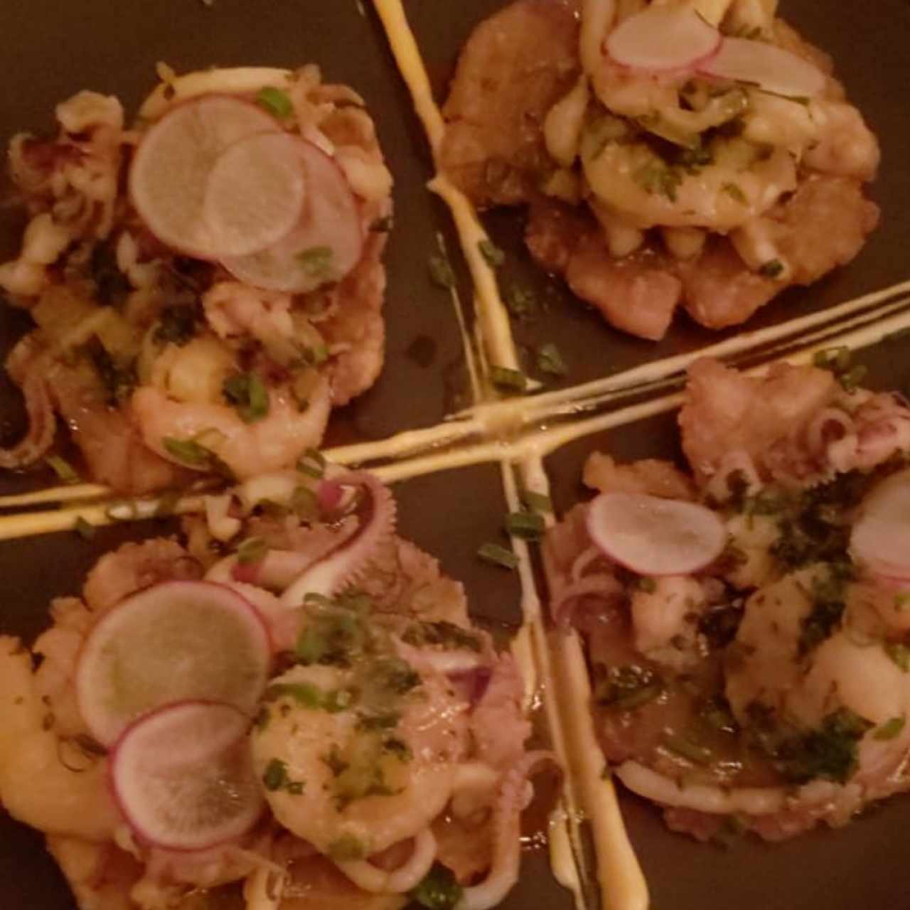 TOSTONES DE MARISCOS