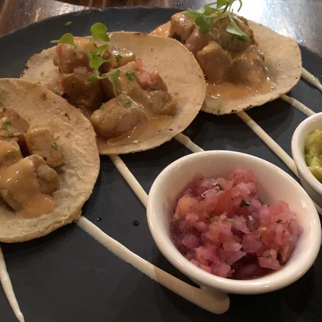 Tacos de Pescado Veracruzano 🐟 $13