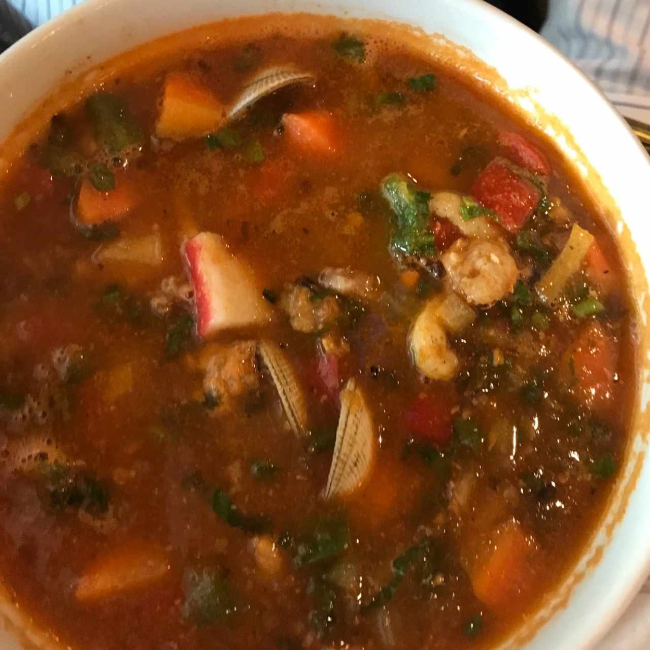 sopa de marisco