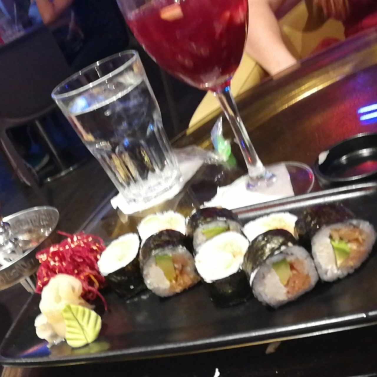 sushi + sangria + arguile