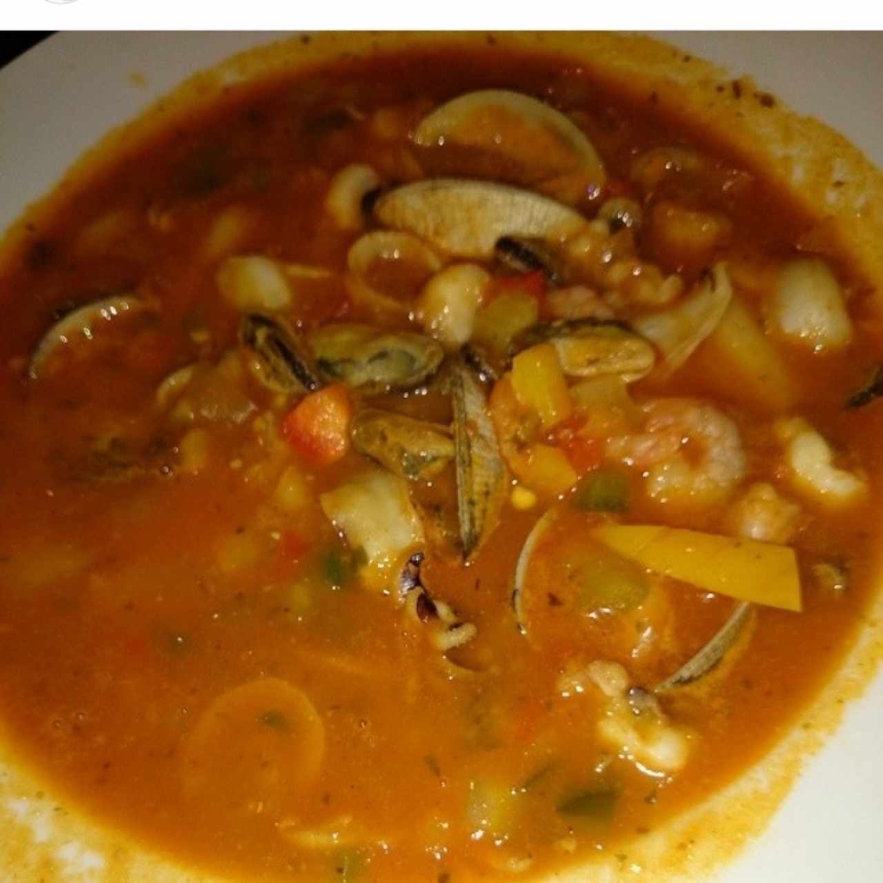 sopa de mariscos 