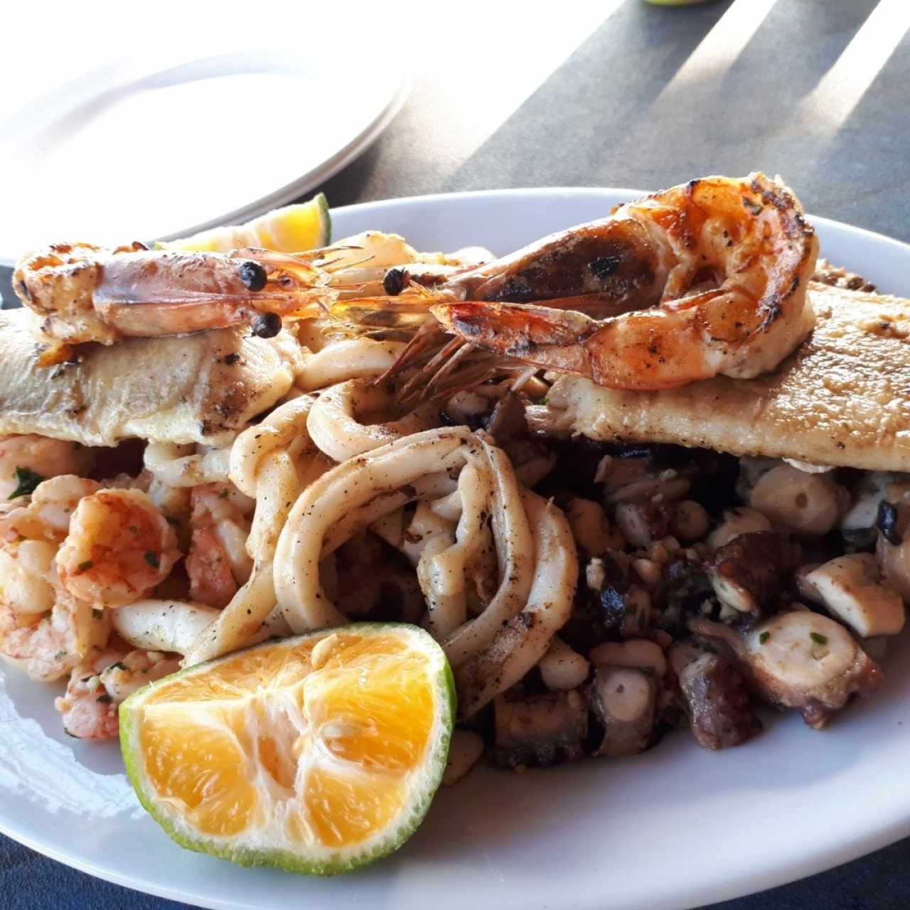 bandejas de mariscos