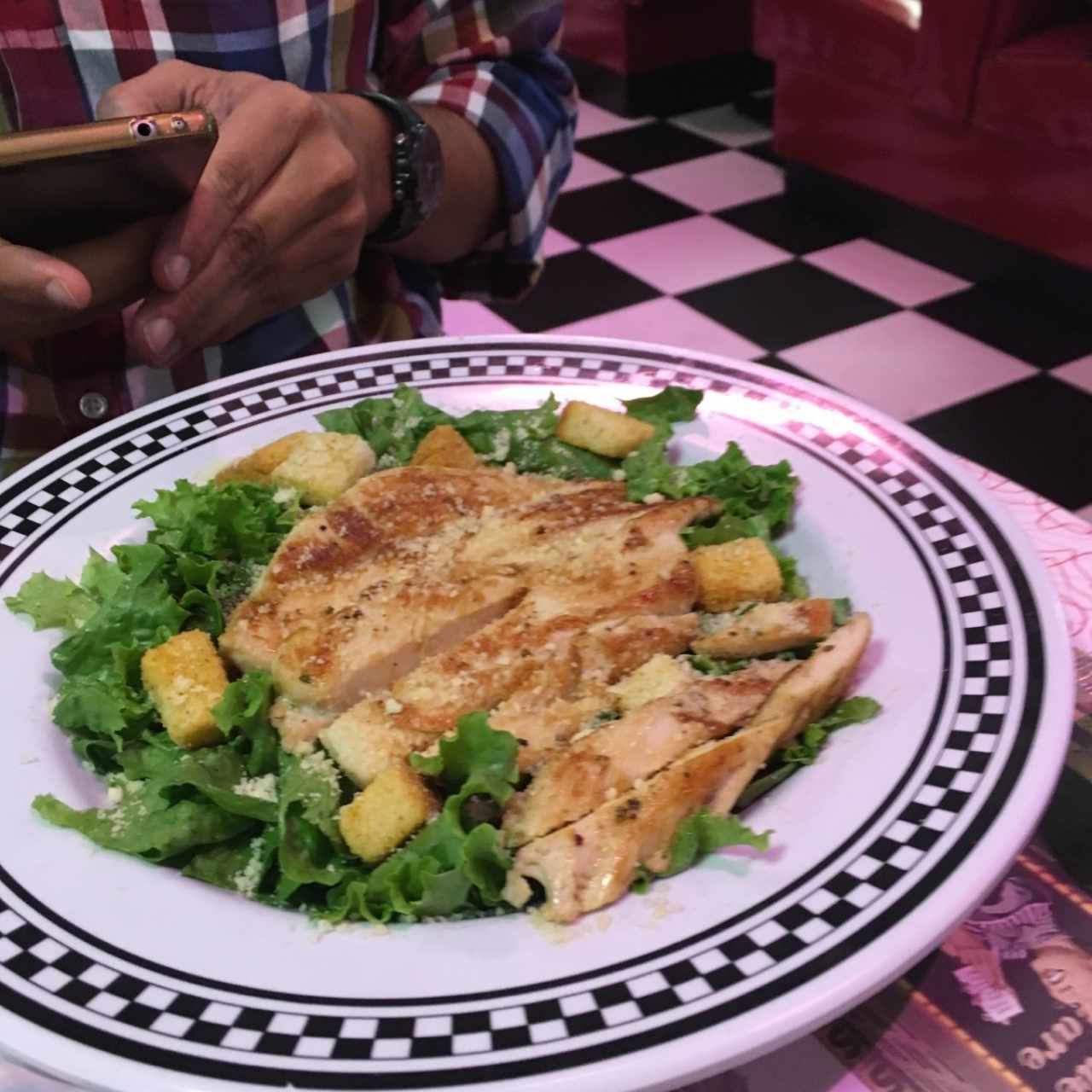 ensalada césar con pollo