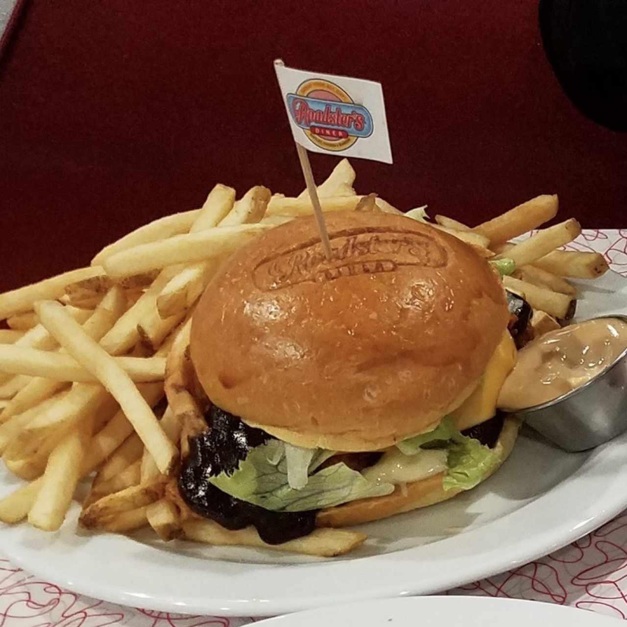 Hamburguesa de Pollo a la Plancha con Papas