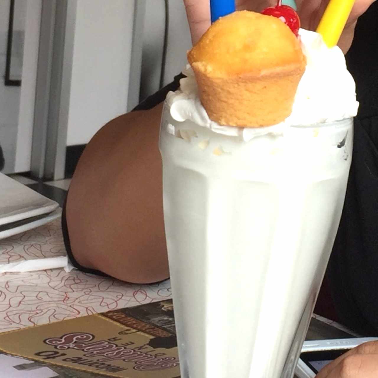 vanilla milkshake