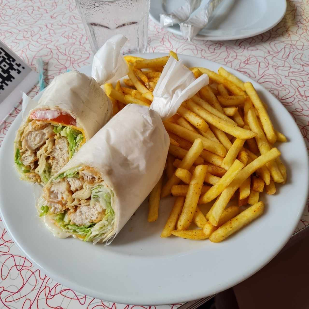 Chicken Wrap con Papas