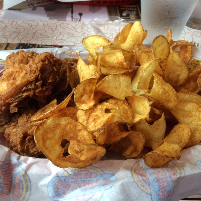 Fried Chicken and Chips